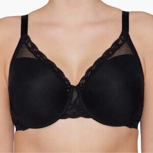 Natori 741299 Black Feathers Full Figure Underwire Bra – Sz30H